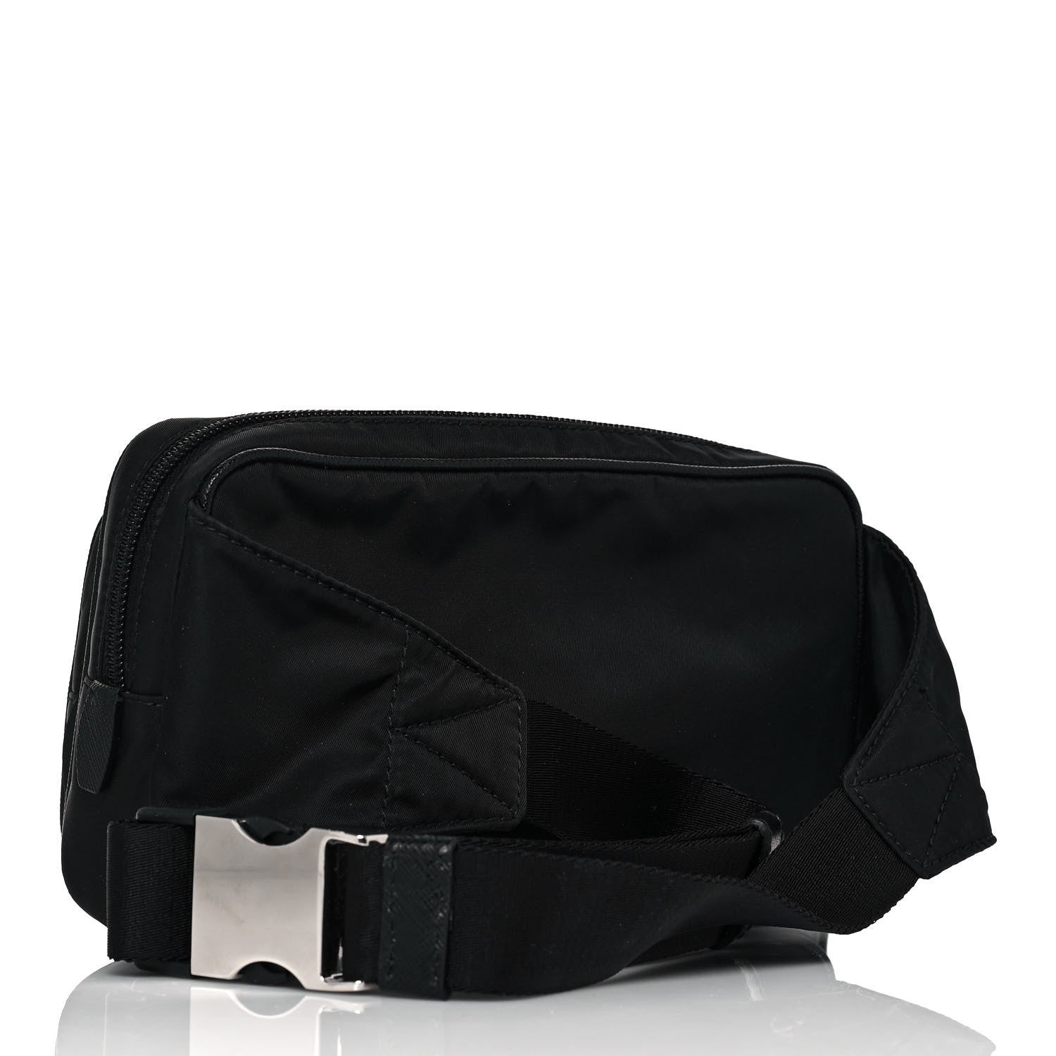 Prada Tessuto Nylon Belt Bag Black 2 of 11