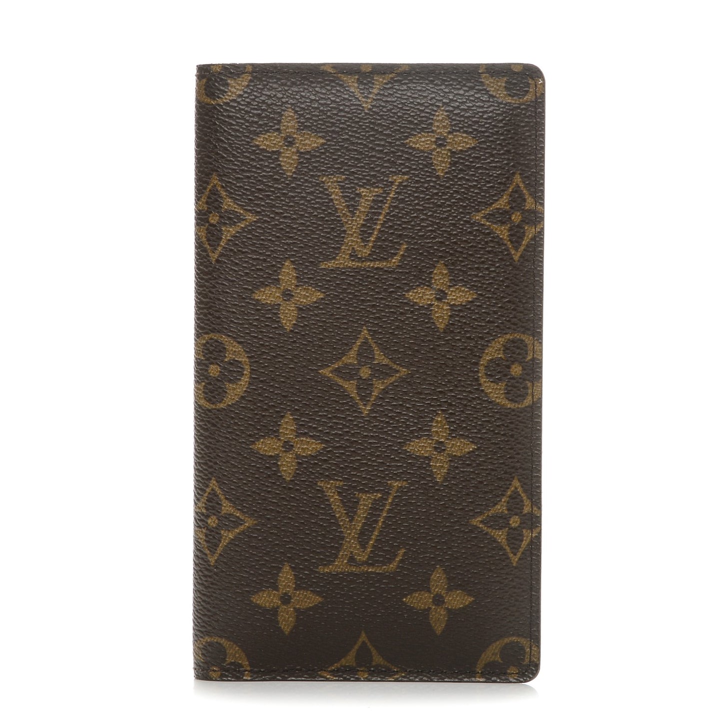 Monogram Checkbook Holder Wallet