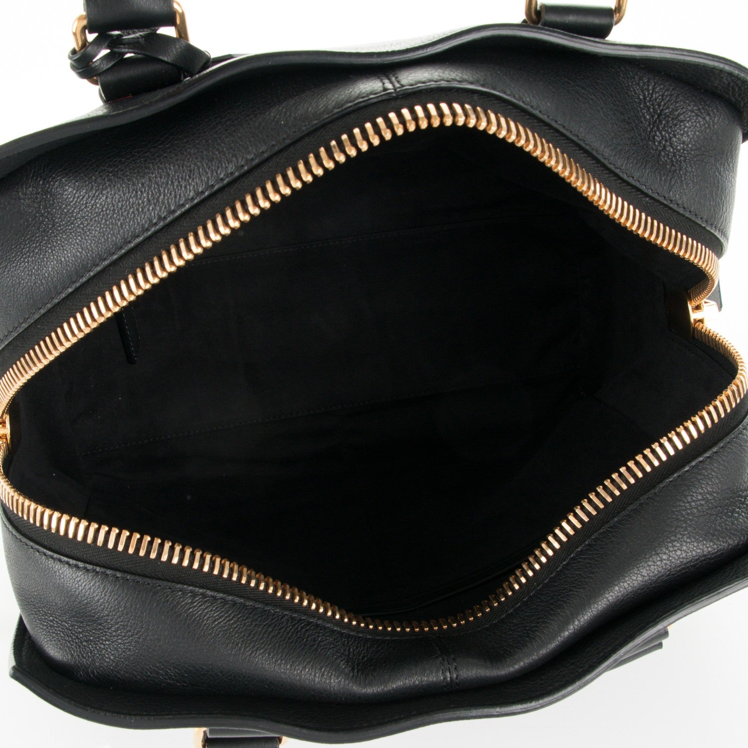 Tom Ford Pebbled Calfskin Top Handle Black 5 of 6