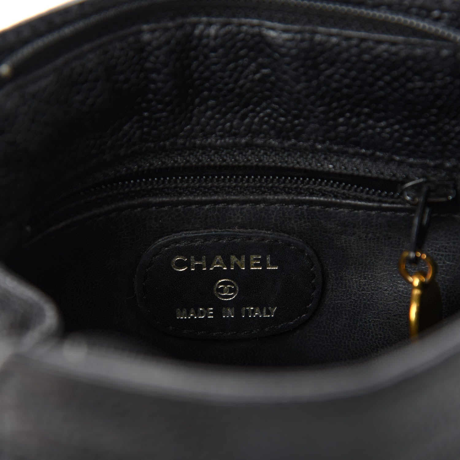 Chanel Caviar CC Shoulder Bag Black 8 of 10