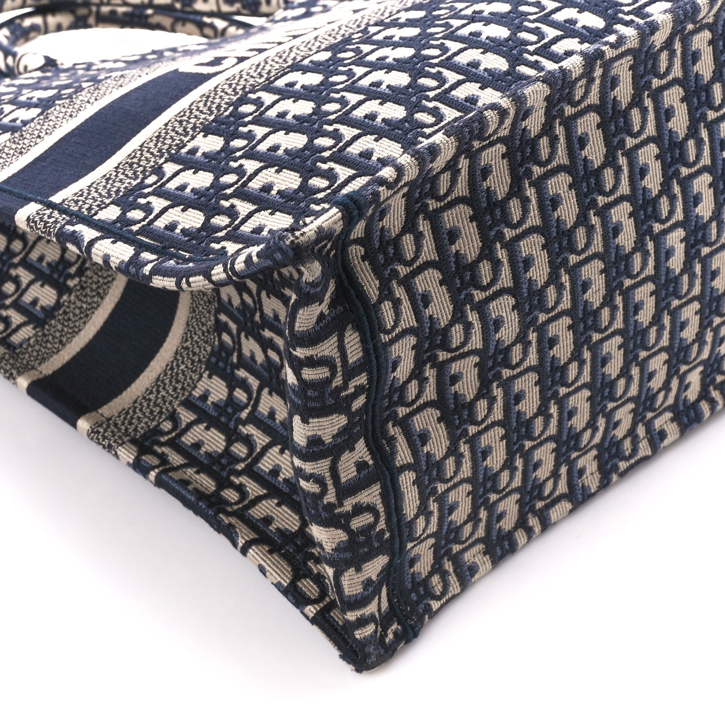 Oblique Large Book Tote Blue Multicolor