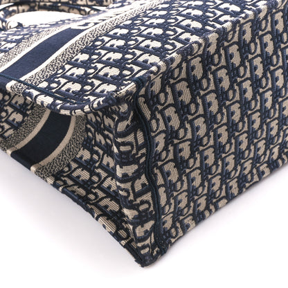 Christian Dior Oblique Large Book Tote Blue Multicolor 9 of 10