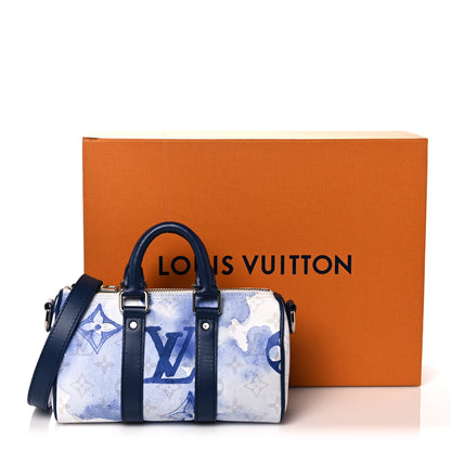 Louis Vuitton Monogram Watercolor Keepall XS Blue 10 of 10