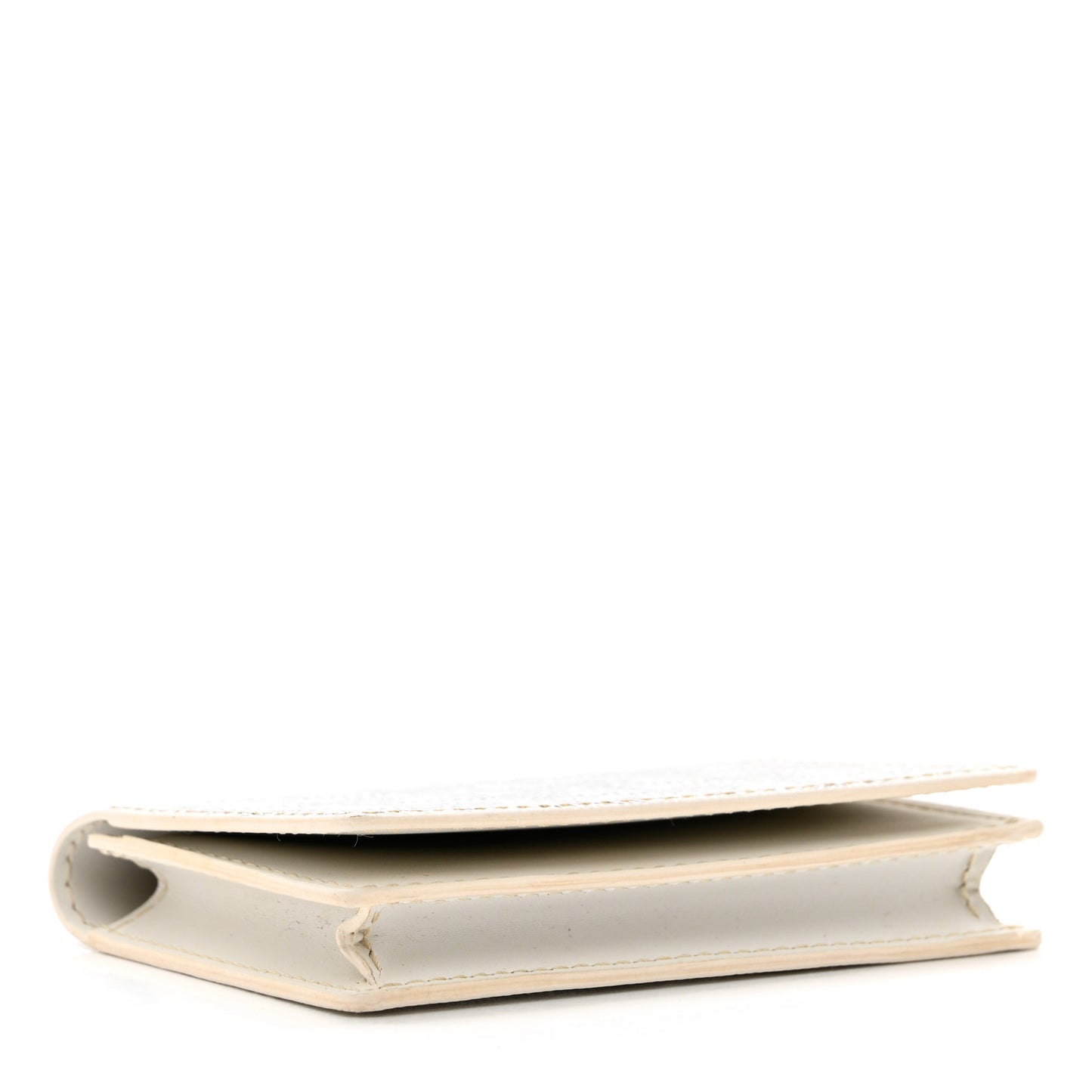 Goyardine Business Card Holder White