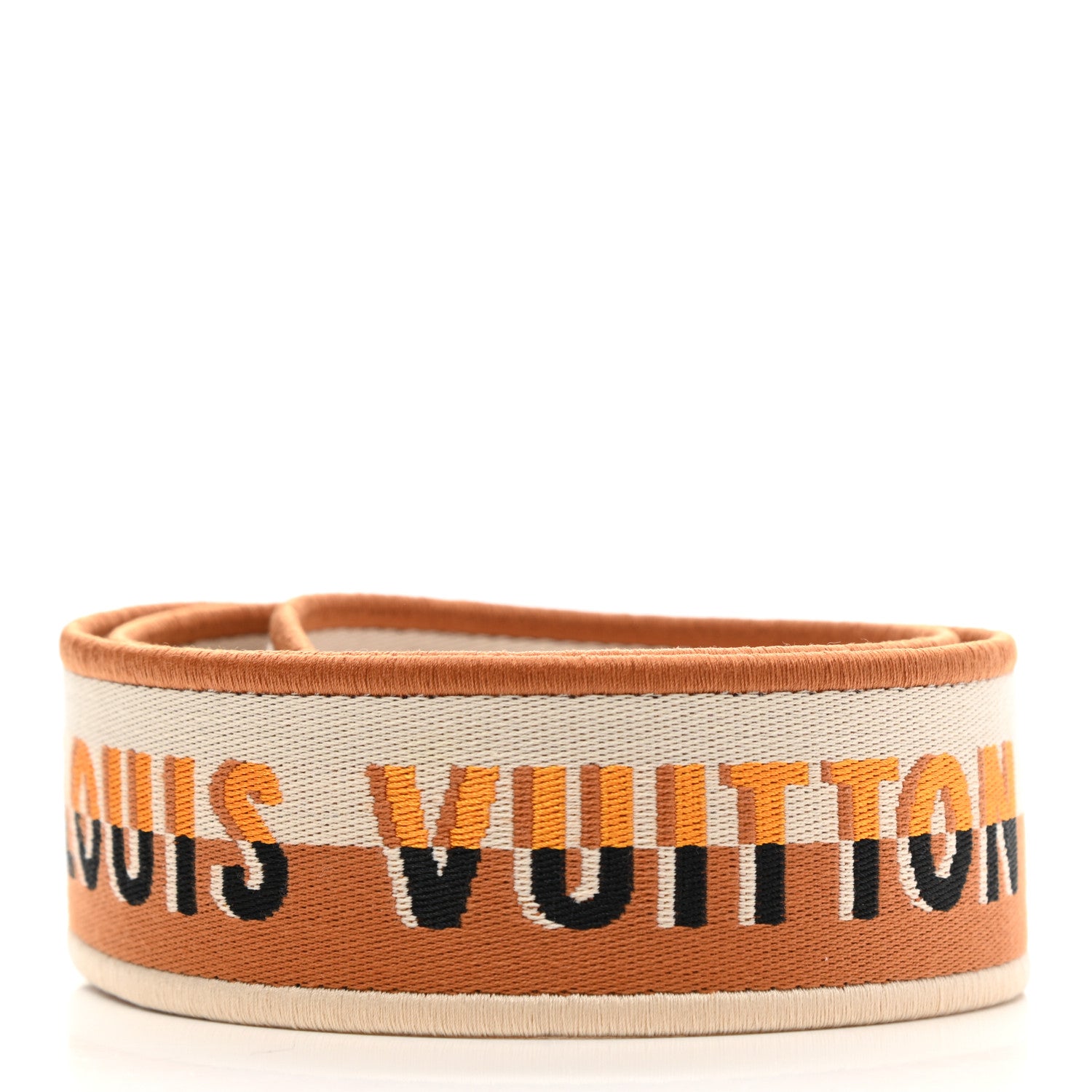 Louis Vuitton Jacquard Alma BB Shoulder Strap Honey Gold 2 of 3