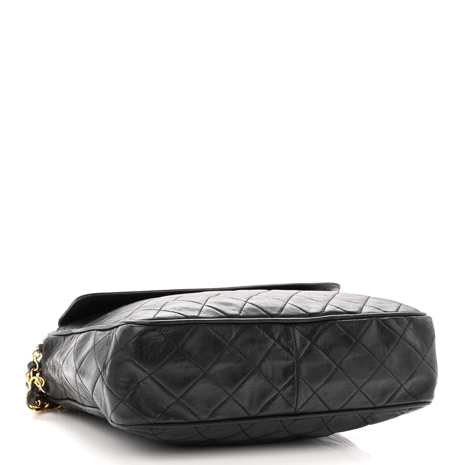 Chanel Lambskin Quilted CC Tassel Camera Case Black 3 of 10