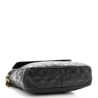 Chanel Lambskin Quilted CC Tassel Camera Case Black 3 of 10