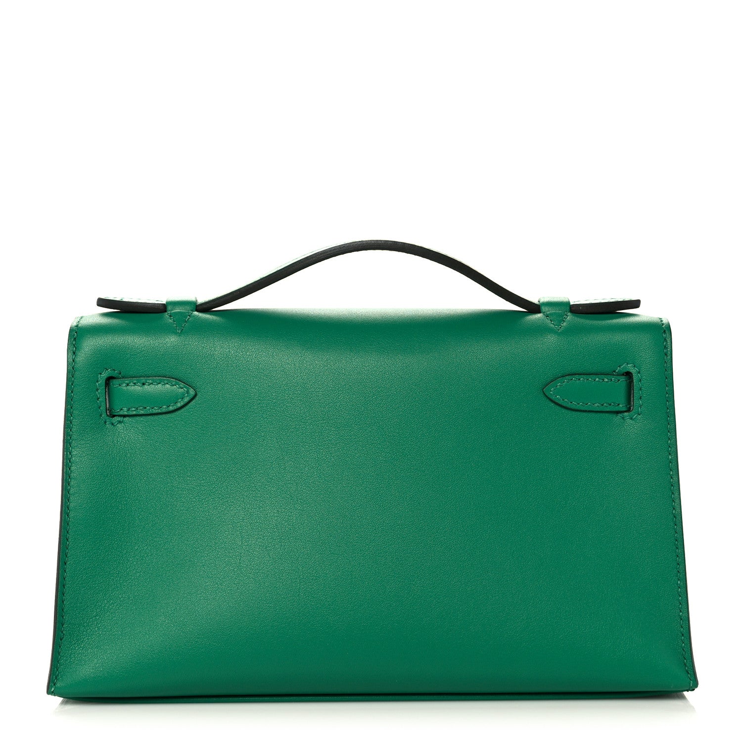 Hermes Swift Kelly Pochette Clutch Vert Vertigo 4 of 28