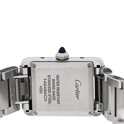 Cartier Stainless Steel 22mm Tank Must Quartz Watch 4 of 5