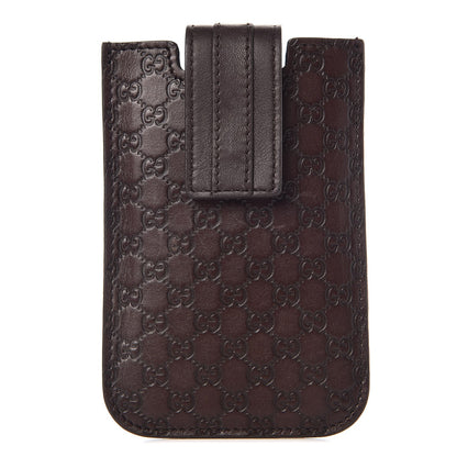 Gucci Guccissima Case Dark Brown 1 of 6