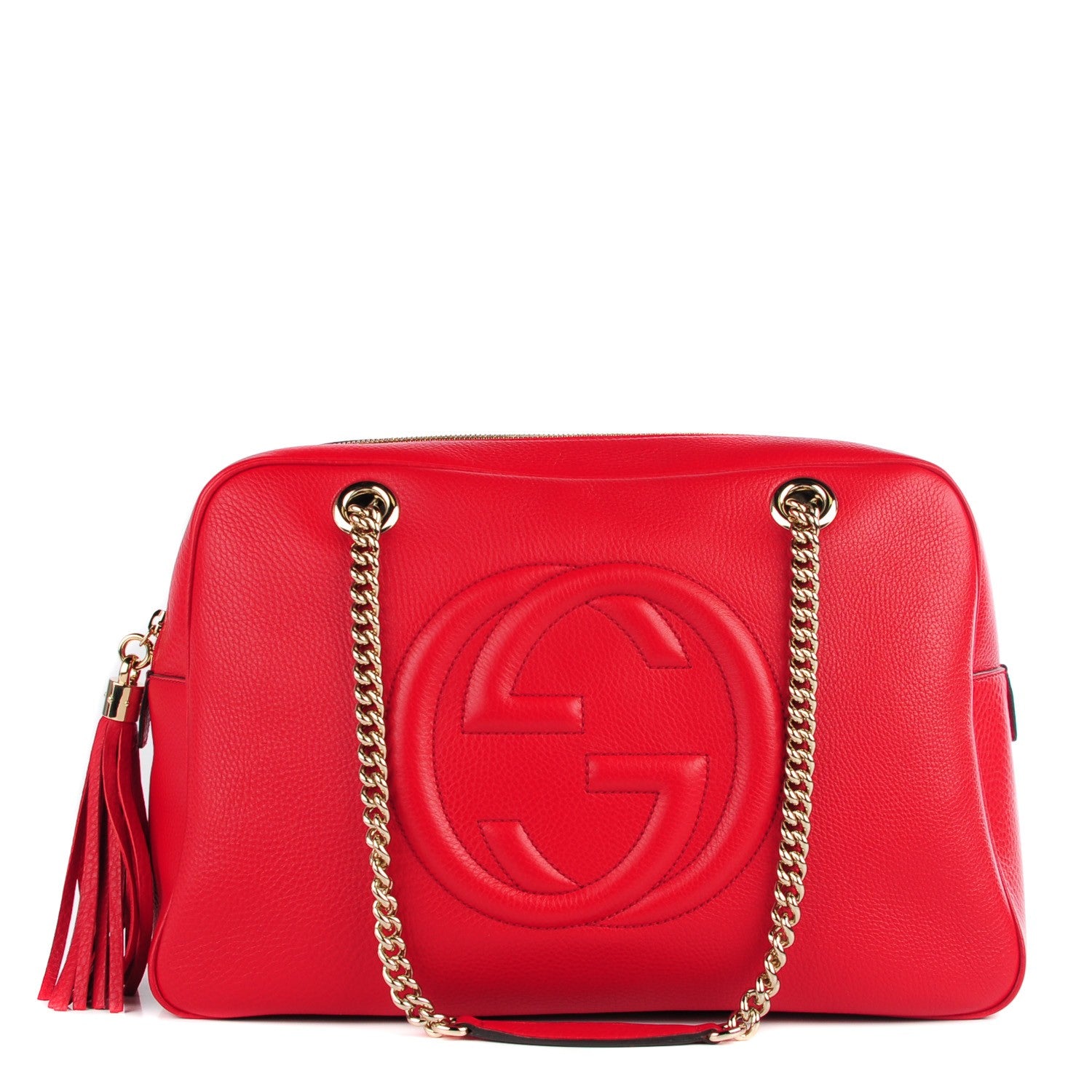 Gucci Cellarius Calfskin Medium Soho Bowler Tabasco 1 of 7