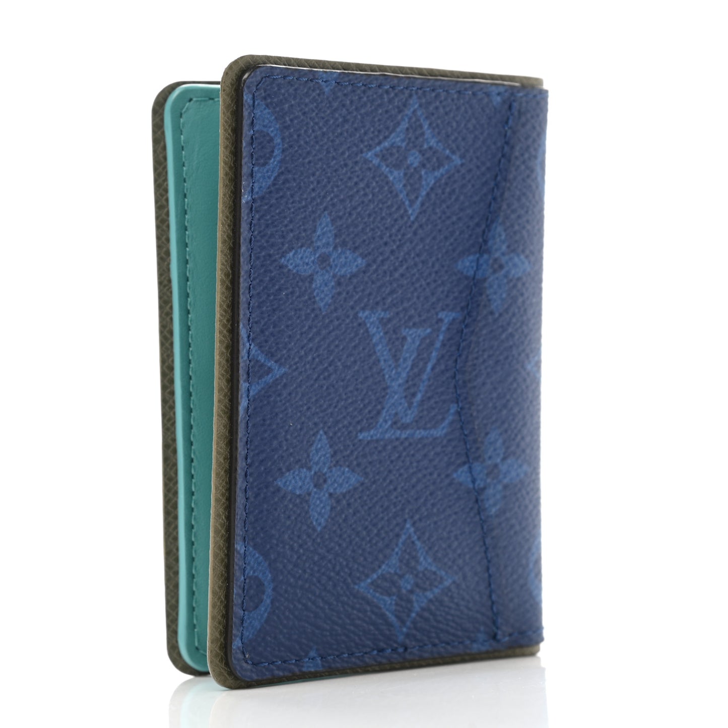 Monogram Outdoor Slender Wallet Pacific Blue