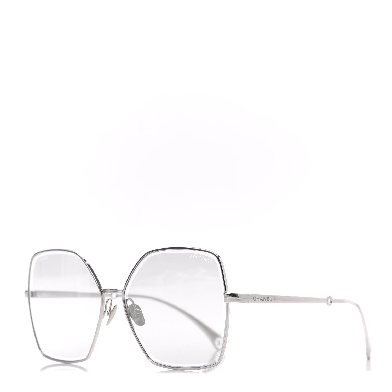 Chanel Butterfly Removable Pearl Chain Sunglasses 4262 Silver 2 of 10