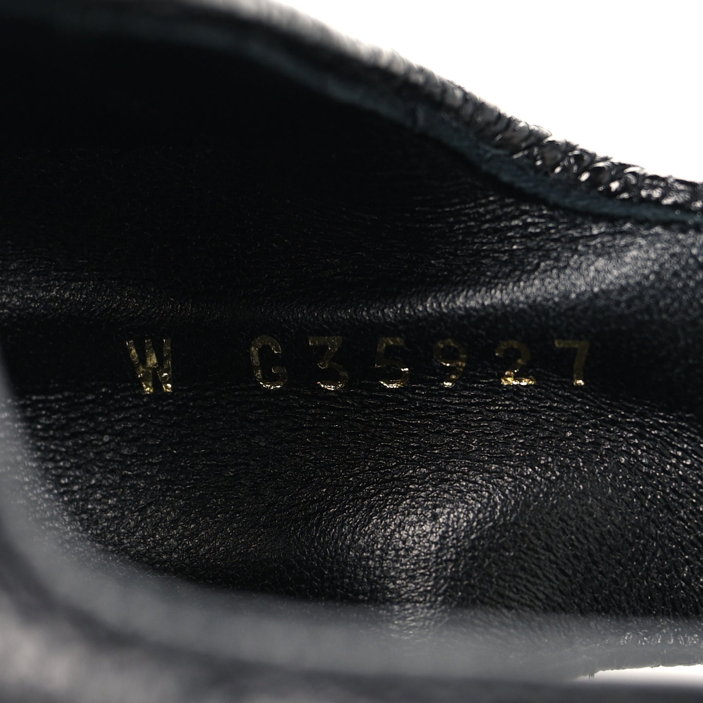 Grained Calfskin Velcro Dad Sandals 39.5 Black