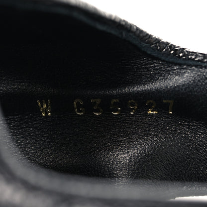 Chanel Grained Calfskin Velcro Dad Sandals 39.5 Black 7 of 10