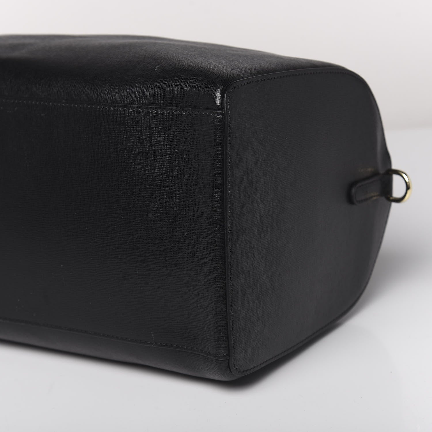 Versace Saffiano Calfskin Palazzo Duffle Bag Black 9 of 11