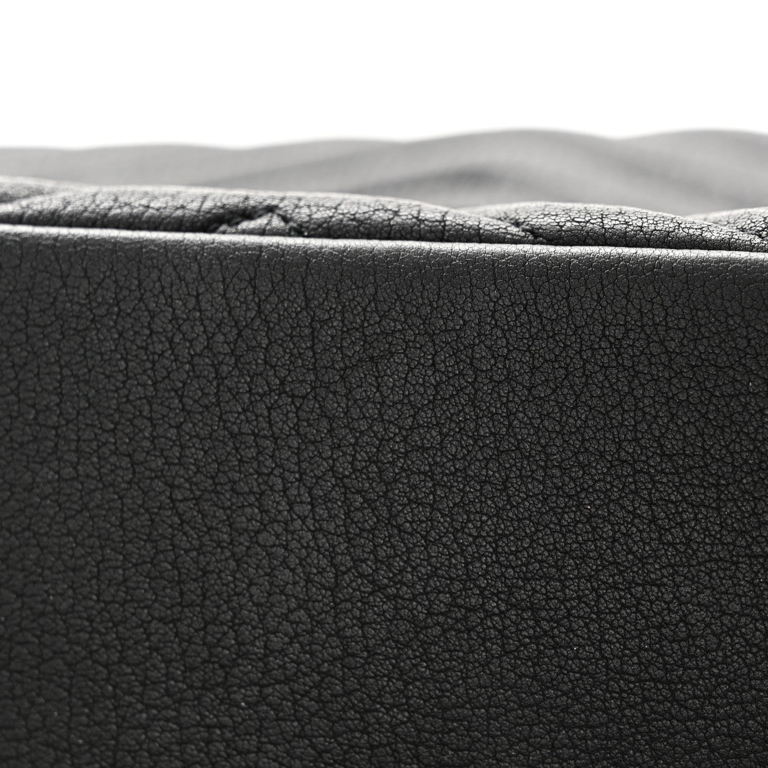 Saint Laurent Sheepskin Matelasse Chevron Monogram Large College Satchel Black 16 of 16