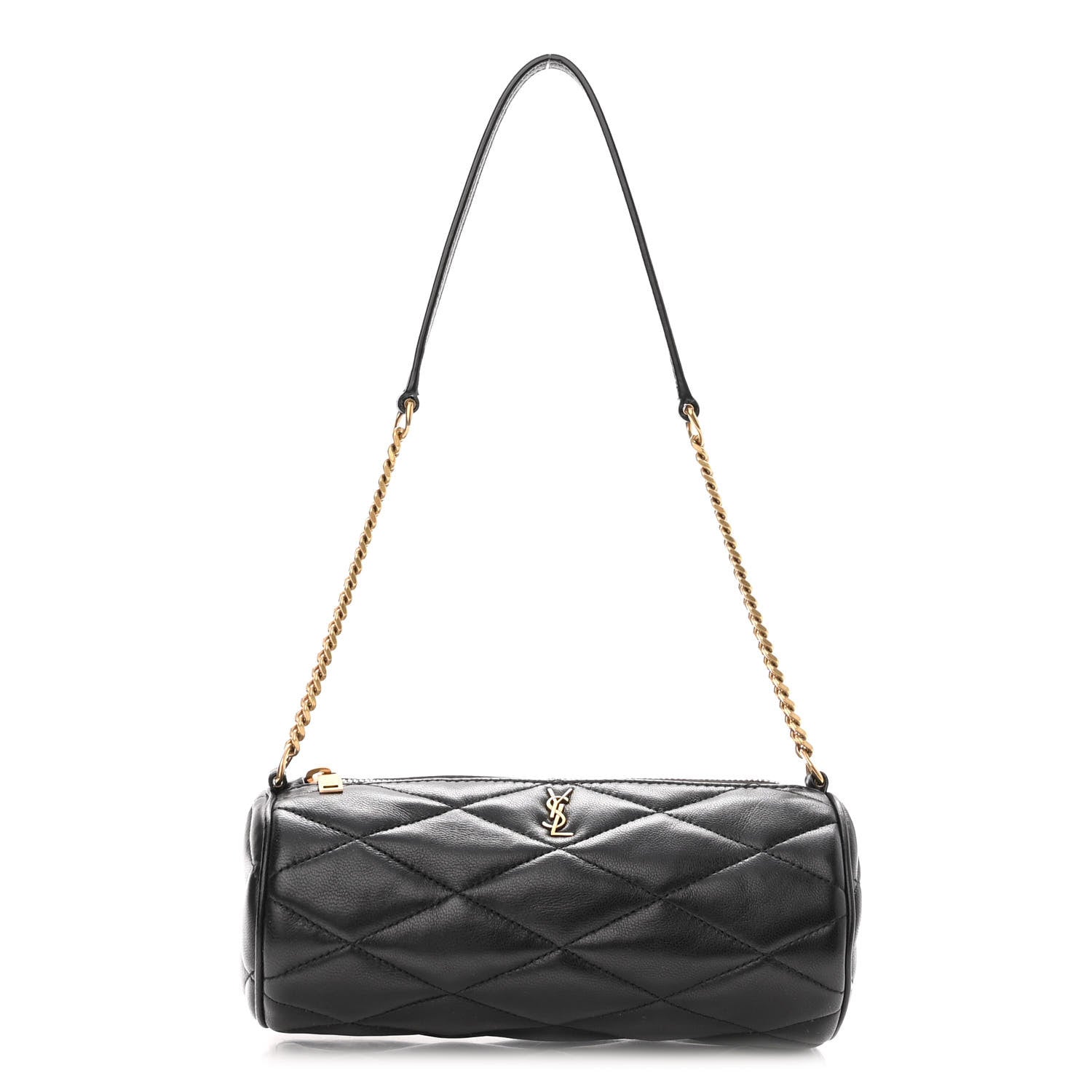 Saint Laurent Lambskin Monogram Mini Sade Tube Bag Black 1 of 10
