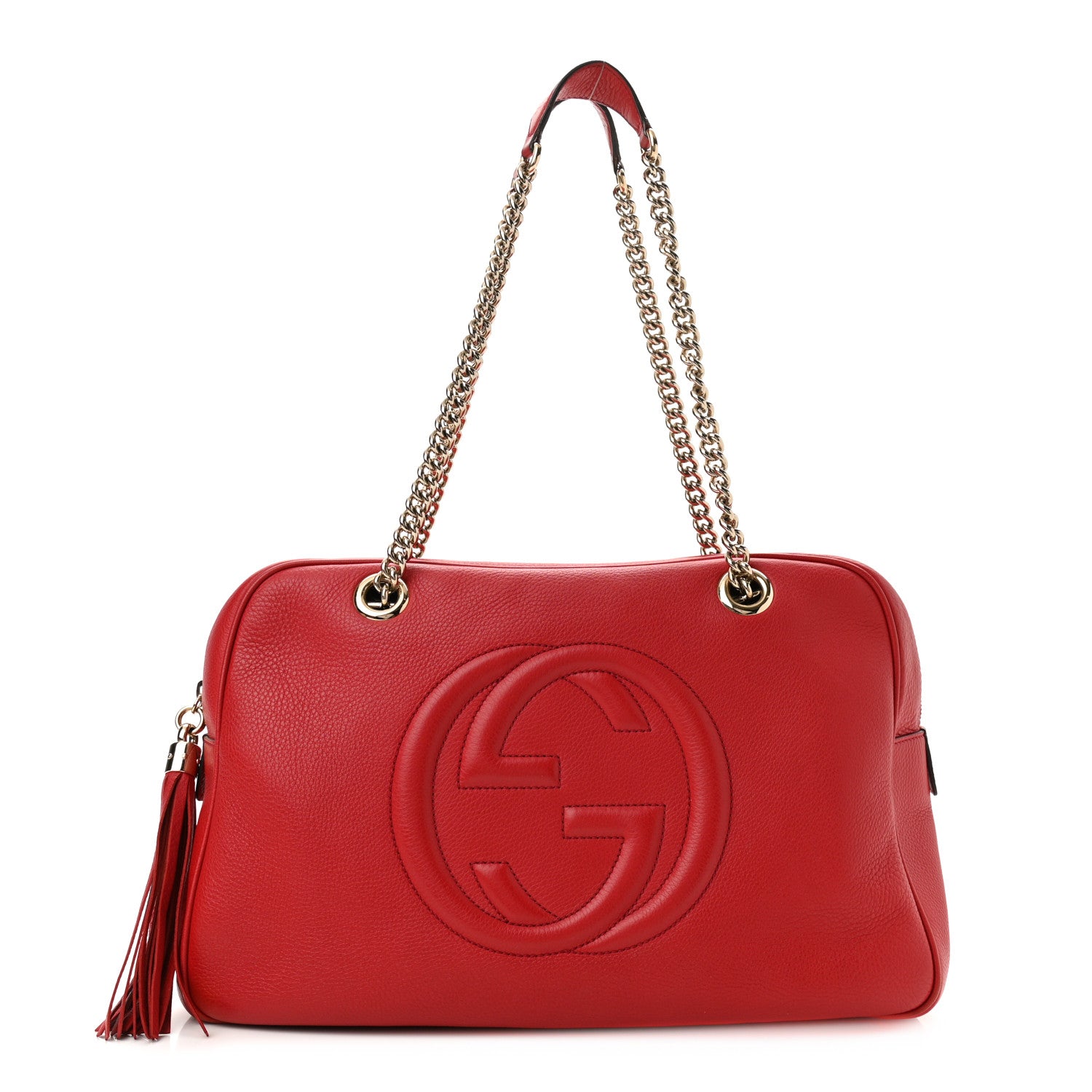 Gucci Cellarius Calfskin Medium Soho Bowler Tabasco 1 of 20