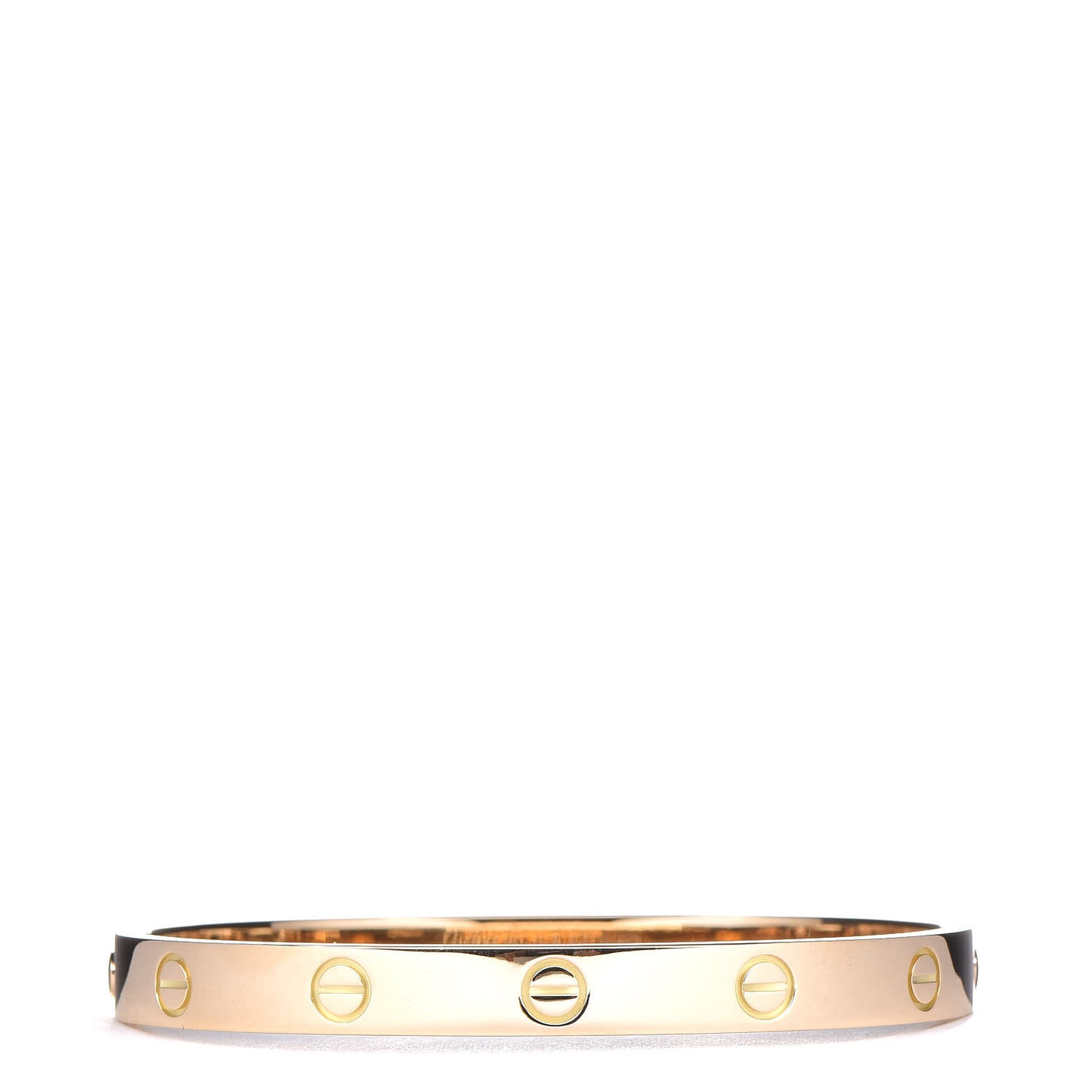 18K Yellow Gold LOVE Bracelet 17