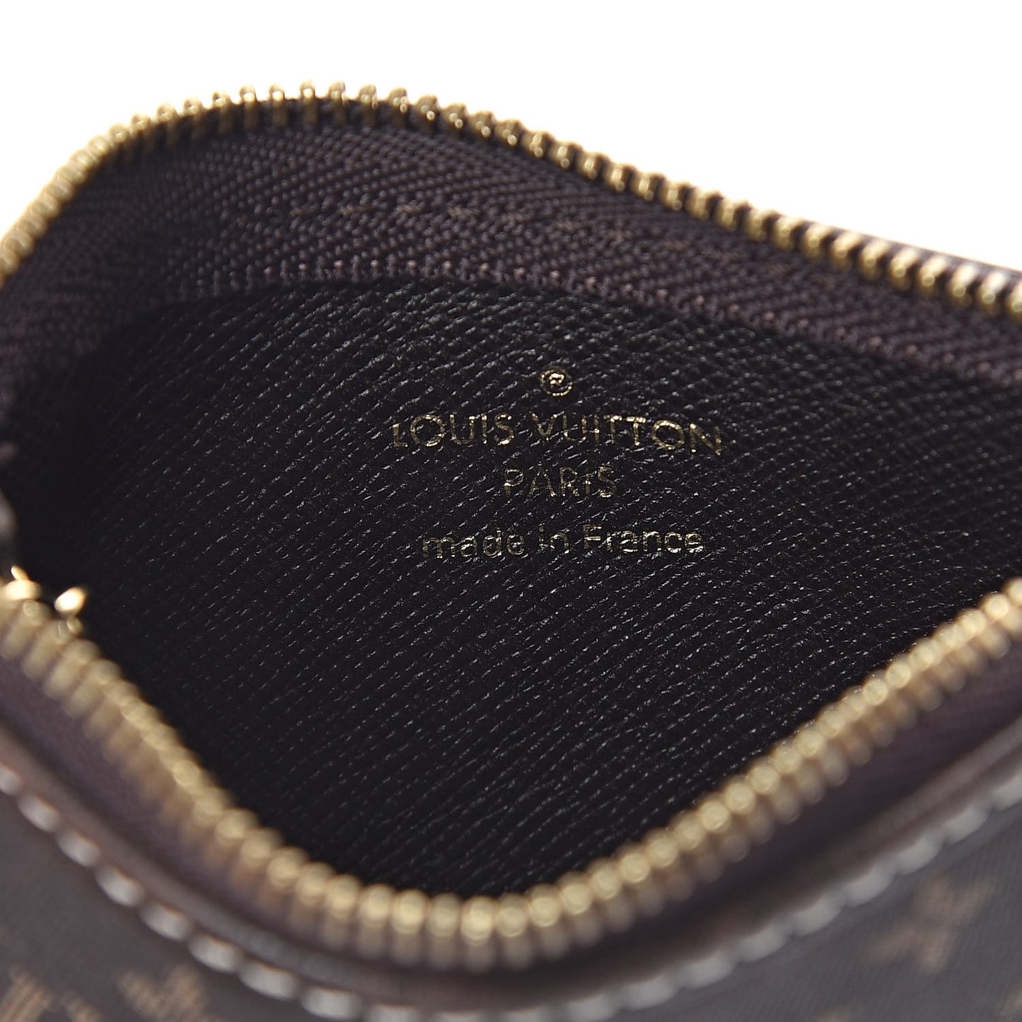 Idylle Key Pouch Fusain