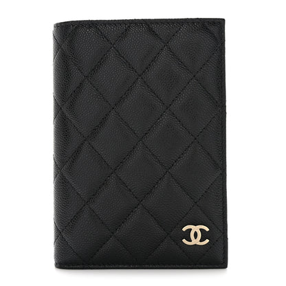 Chanel Caviar Quilted Passport Holder Black 1 of 8