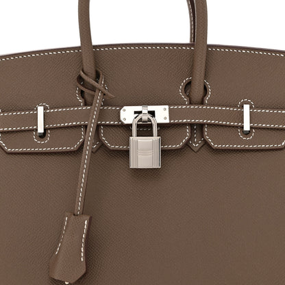 Hermes Epsom Birkin Sellier 25 Etoupe 8 of 14