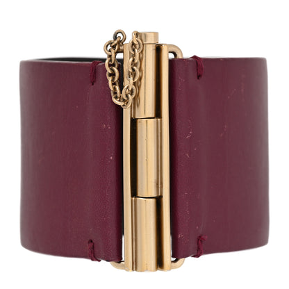 Chanel Calfskin CC Wide Cuff M Dark Pink 3 of 6