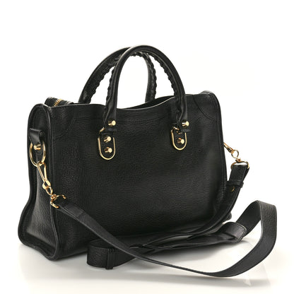 Balenciaga Chevre Gold Metallic Edge Hardware S City Black 4 of 11