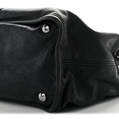 Chanel Washed Lambskin Natural Beauty Tote  Black 10 of 11