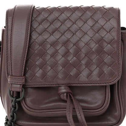 Bottega Veneta Nappa Intrecciato Mini Saddle Crossbody Lilac 8 of 11