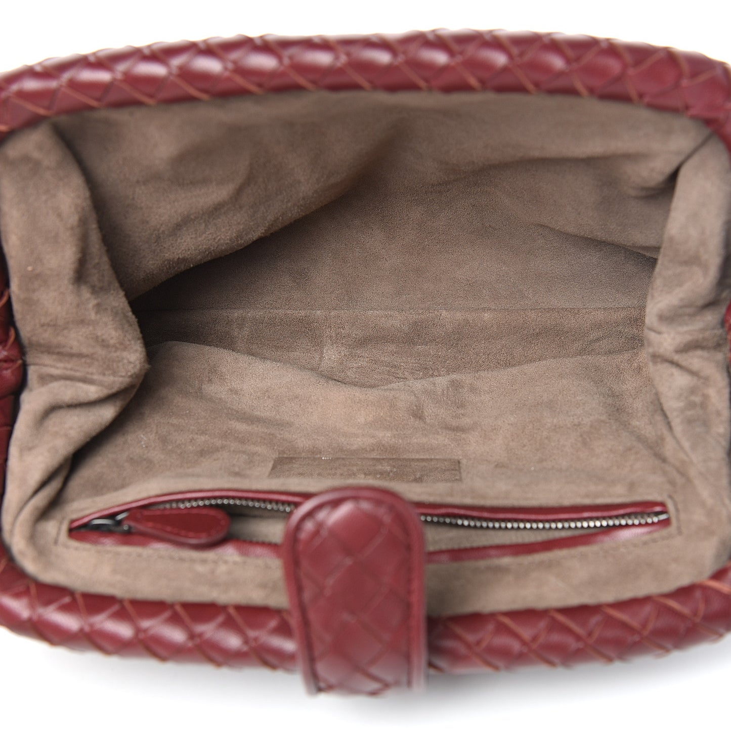 Nappa Intrecciato The Lauren 1980 Clutch Gigolo Red