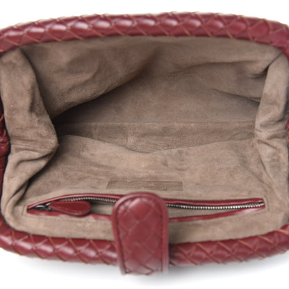 Bottega Veneta Nappa Intrecciato The Lauren 1980 Clutch Gigolo Red 5 of 7