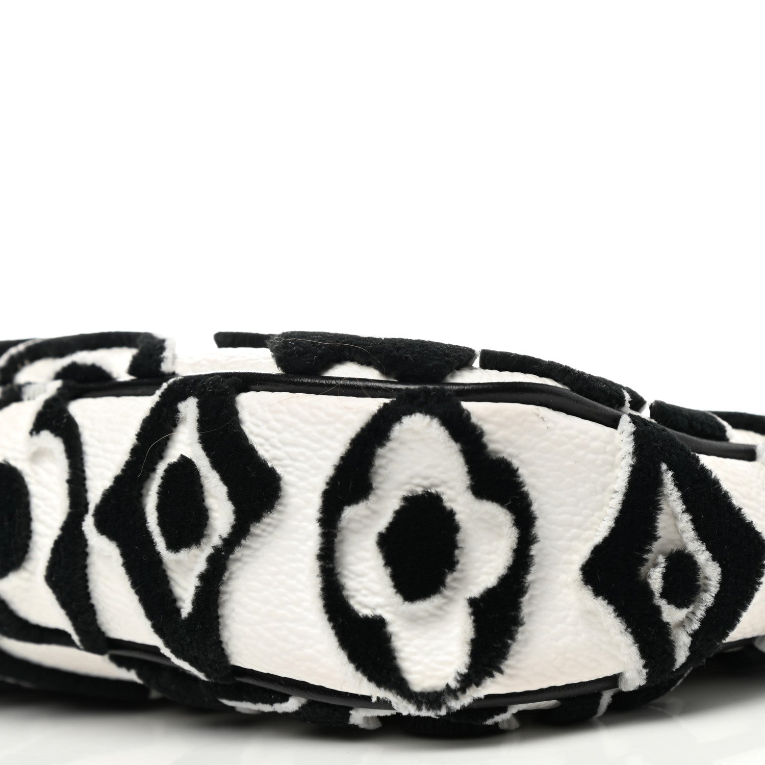 Louis Vuitton X UF Tufted Monogram Pochette Accessories White Black 9 of 12