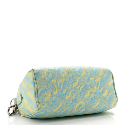 Louis Vuitton Empreinte Monogram Summer Stardust Nano Speedy Water Green 6 of 17