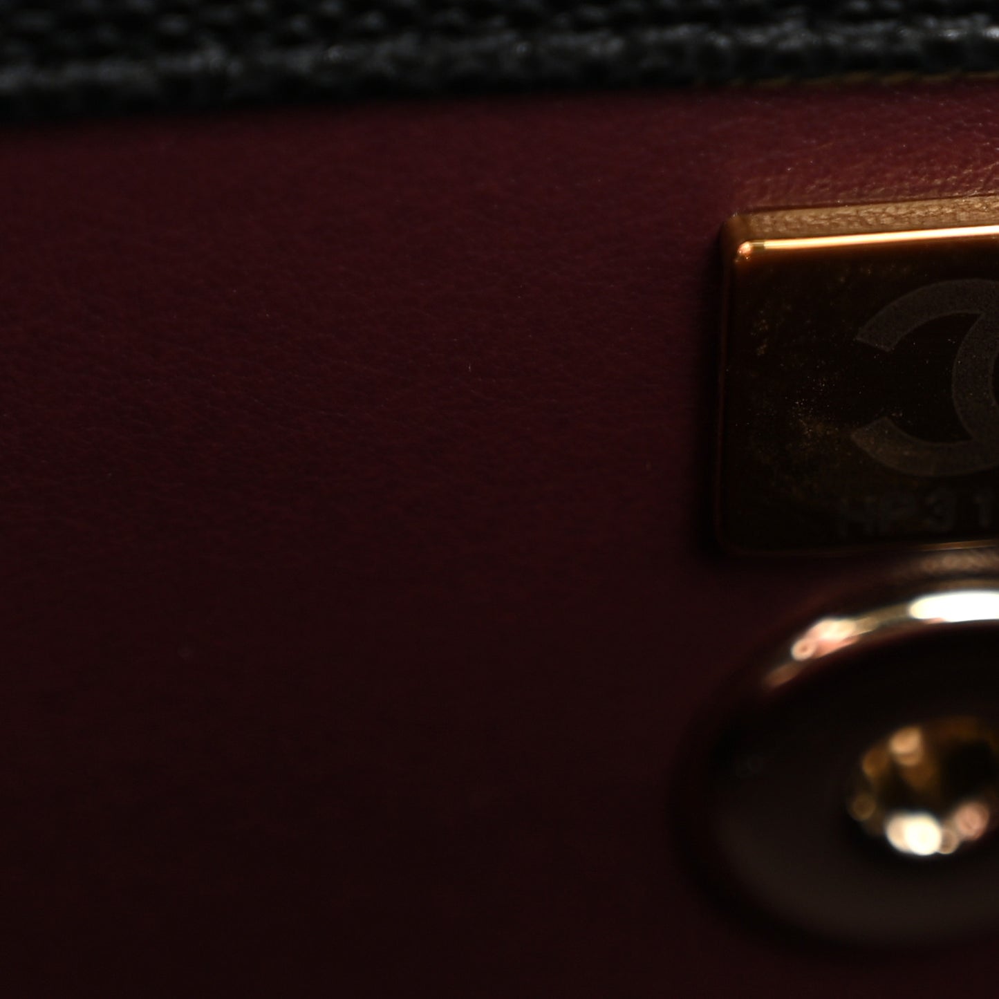 Caviar Quilted Mini Coco Handle Flap Black