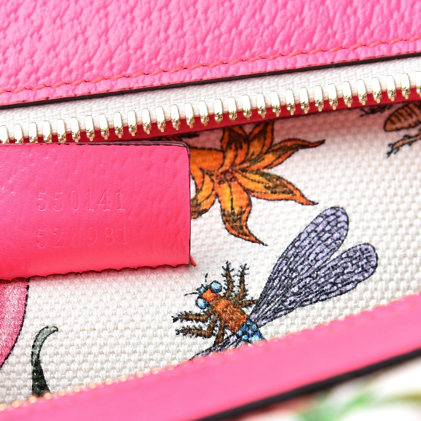 Canvas Medium Flora Tote Fuchsia