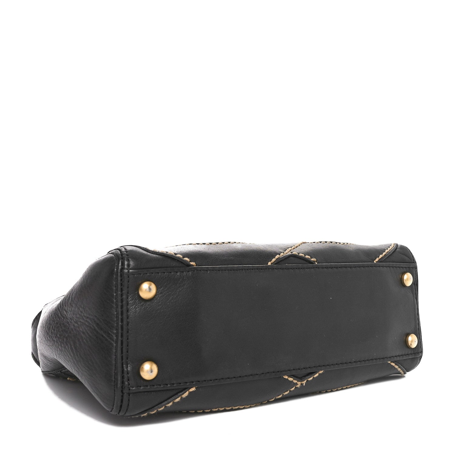 Chanel Calfskin CC Stitched Small Hobo Black 4 of 10