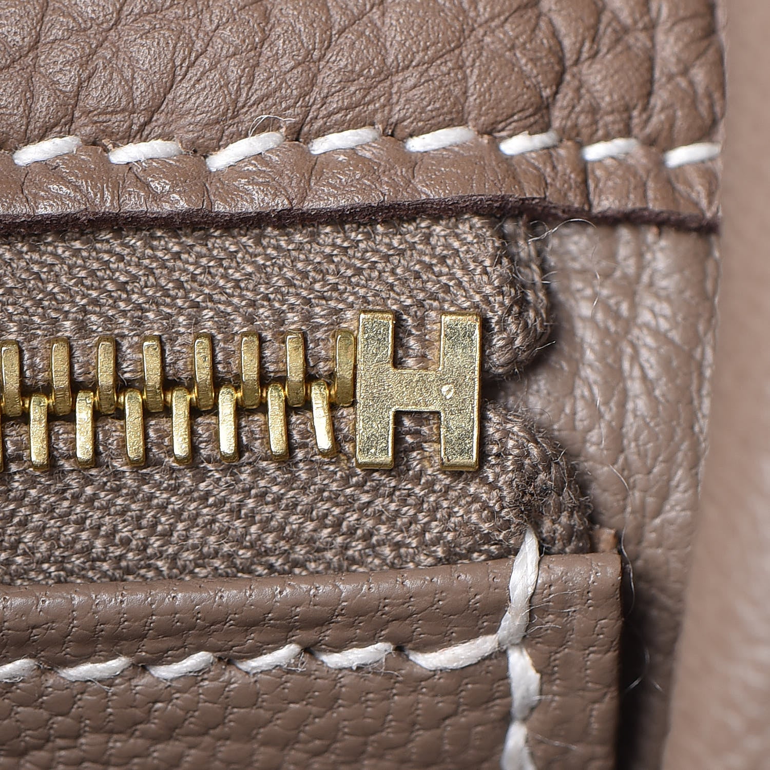 Hermes Togo Kelly Retourne 32 Etoupe 20 of 36