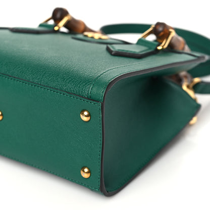 Gucci Wonka Grain Calfskin Mini Diana Tote Bag Green Yellow Fluo 10 of 10
