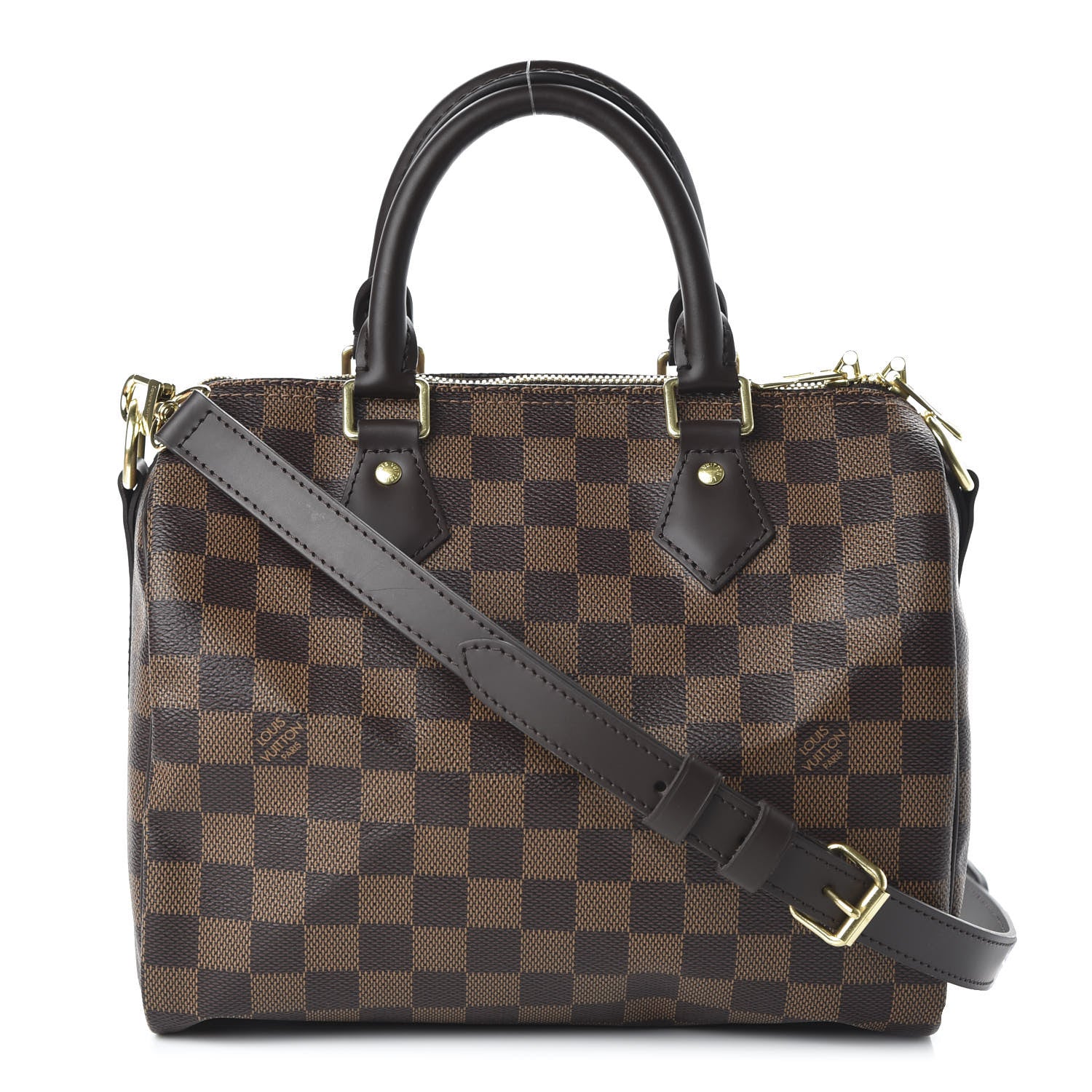 Louis Vuitton Damier Ebene Speedy Bandouliere 25 1 of 11