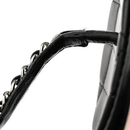 Chanel Lambskin Chain CC Thong Sandals 35.5 Black 10 of 11