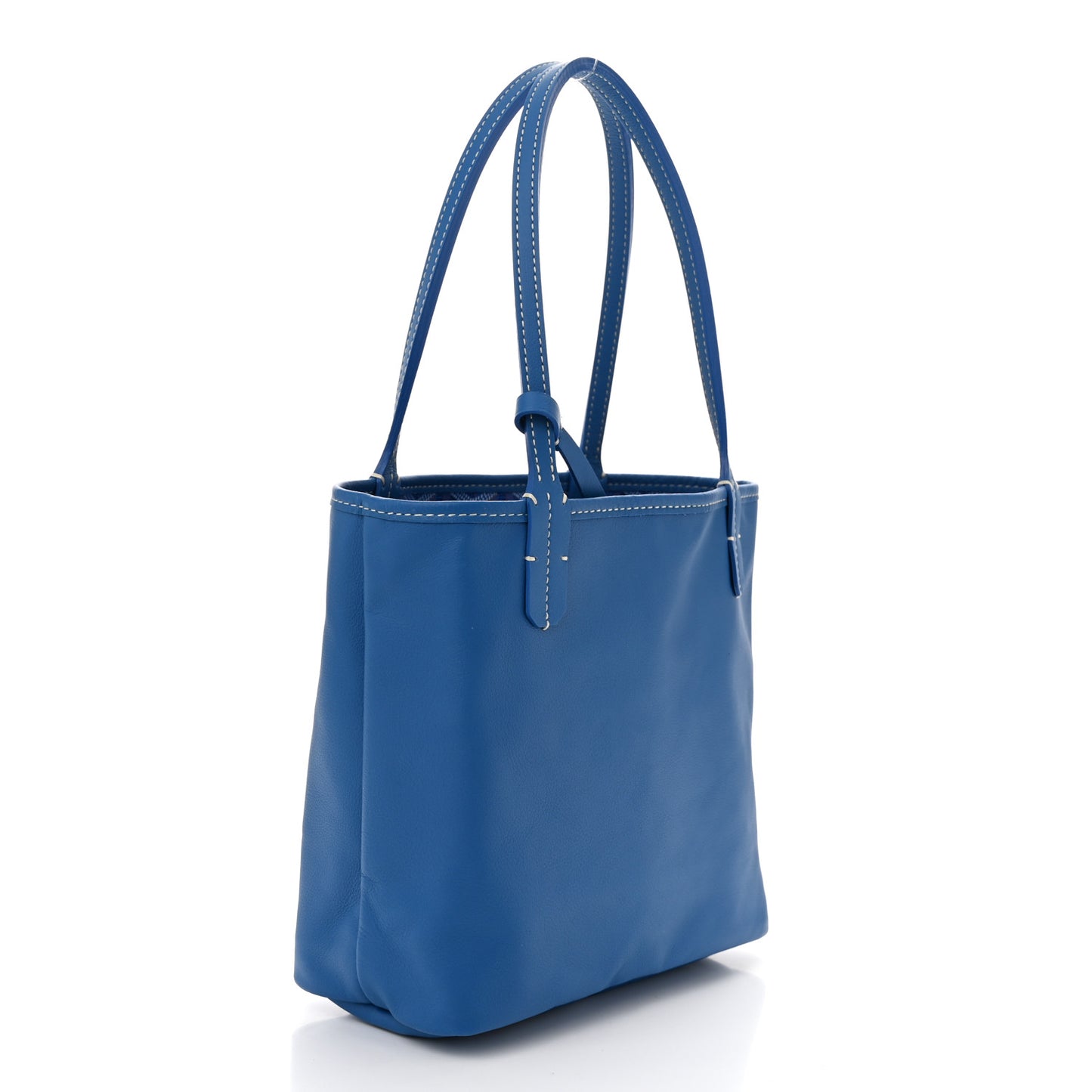 Goyardine Sunflower Reversible Mini Anjou Sky Blue