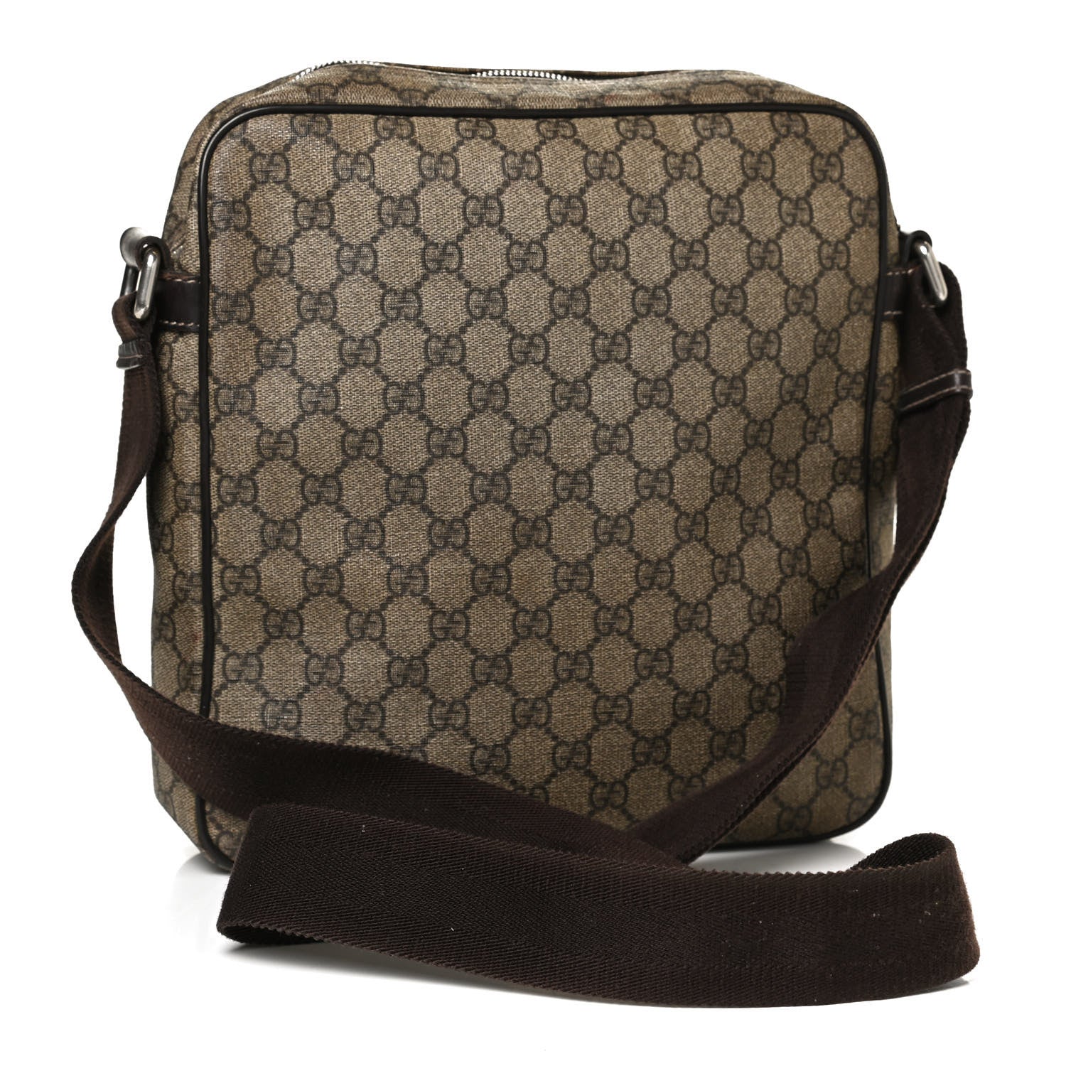 Gucci GG Plus Monogram Medium Messenger Bag Dark Brown 3 of 12