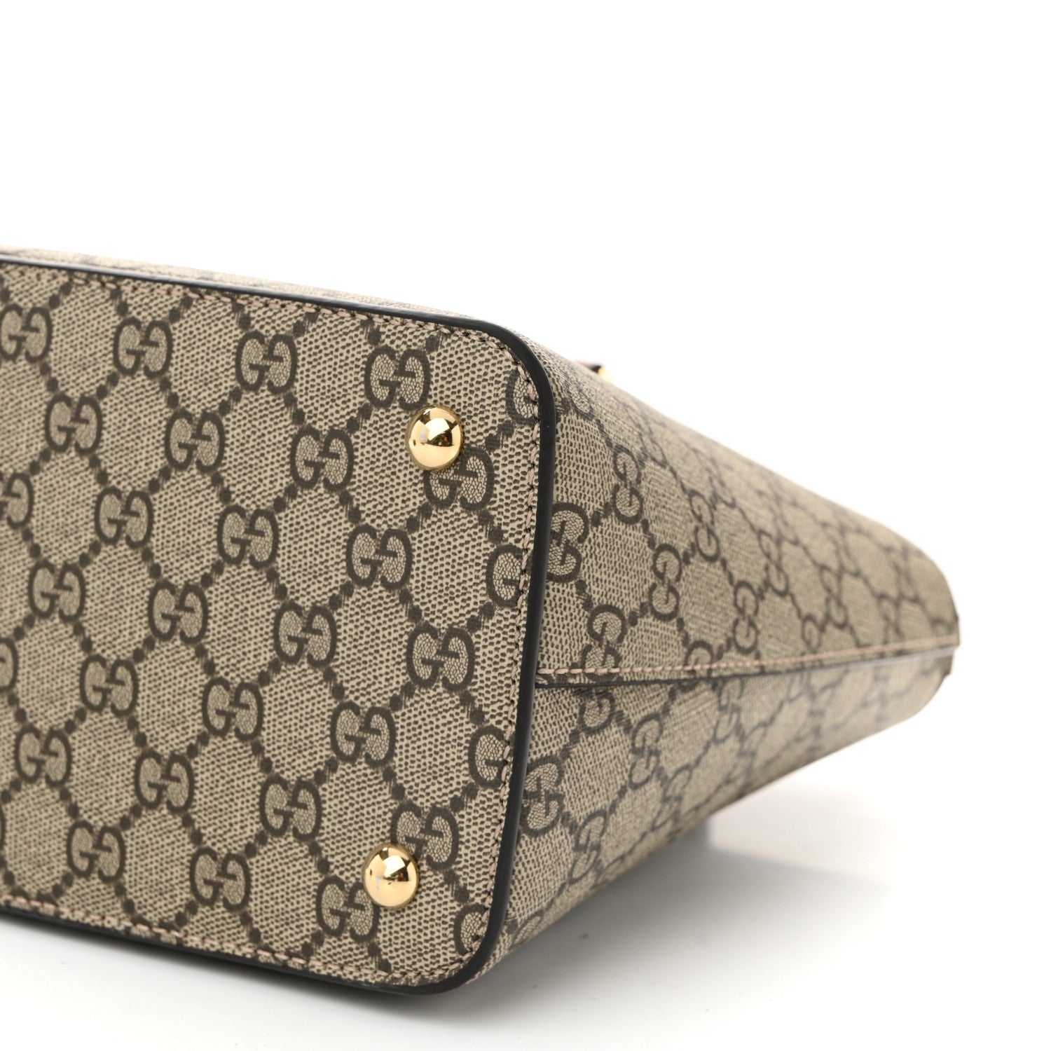 Gucci GG Supreme Monogram Small Zip Top Tote Beige Tuscany 10 of 10