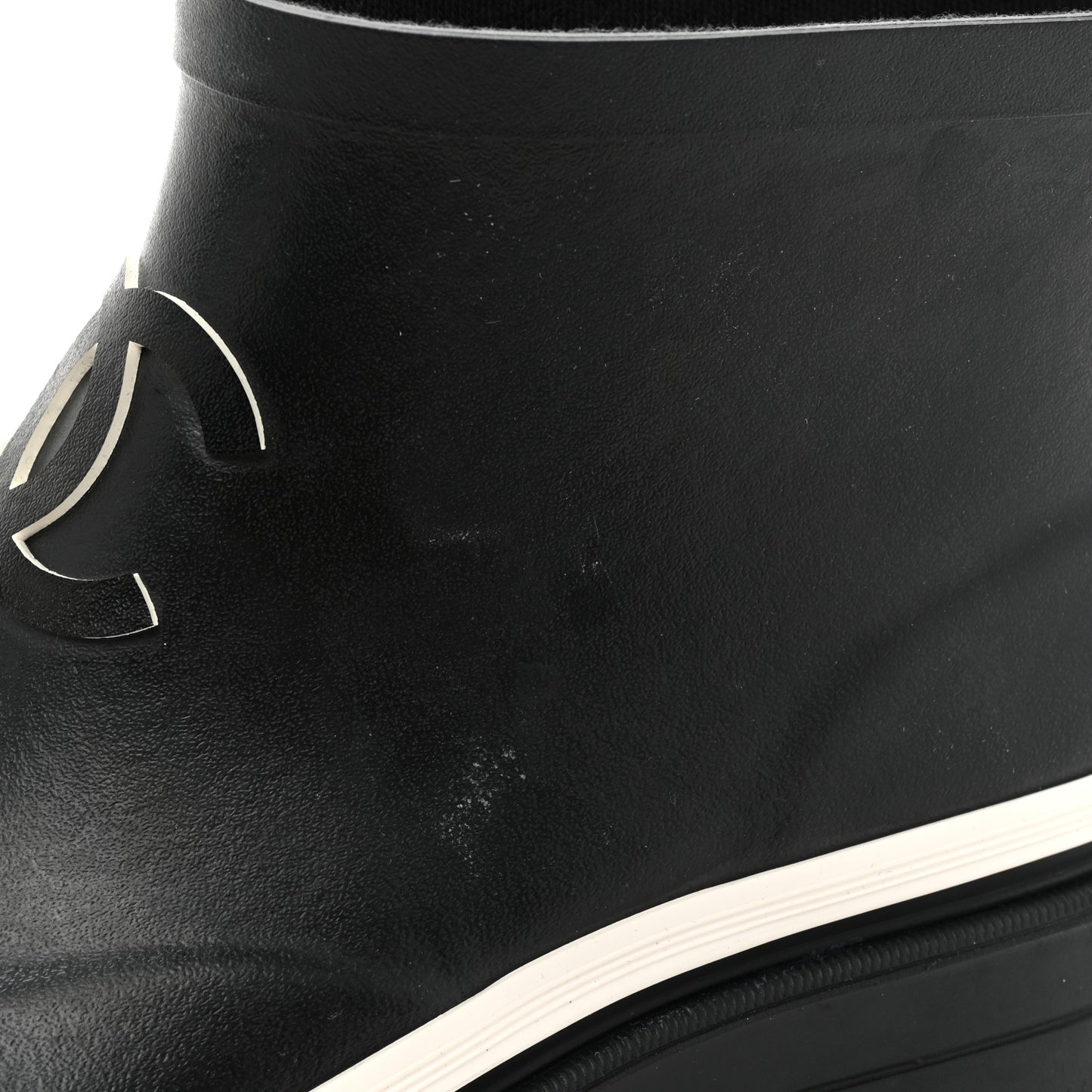 Rubber CC Short Rain Boots 38 Black