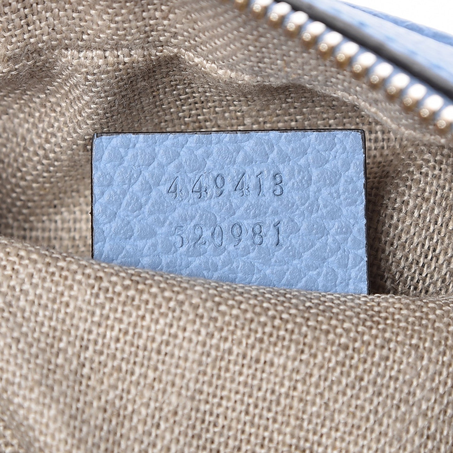 Monogram Mini Bree Messenger Bag Beige Mineral Blue