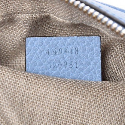 Gucci Monogram Mini Bree Messenger Bag Beige Mineral Blue 7 of 8