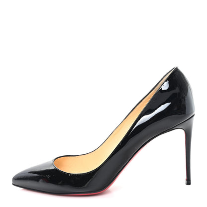 Christian Louboutin Patent Pigalle Follies 85 Pumps 38.5 Black 1 of 9