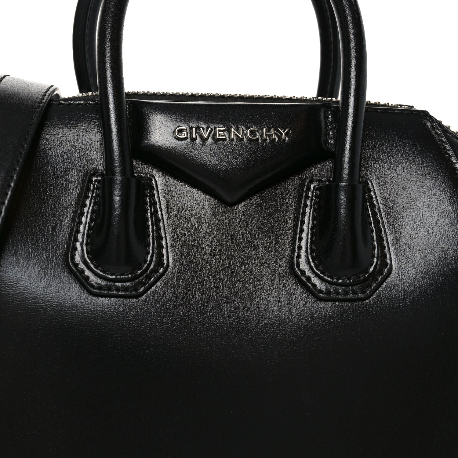 Givenchy Shiny Lord Calfskin Mini Antigona Black 7 of 9